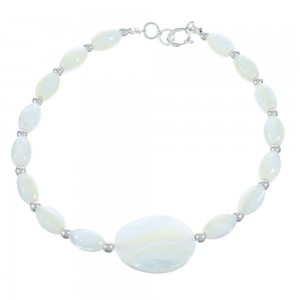 Southwest Mother Of Pearl Bead Bracelet AX121659