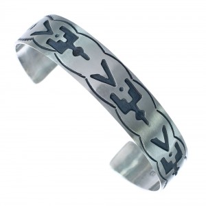 Native American Navajo Sterling Silver Cuff Bracelet JX122998