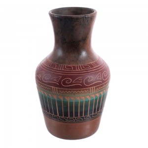 Native American Navajo Horse Hair Vase JX123570