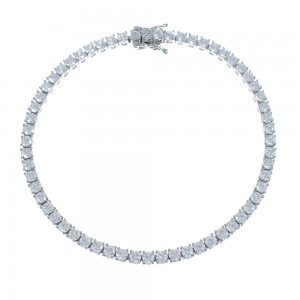 Sterling Silver Cubic Zirconia Bracelet JX128548