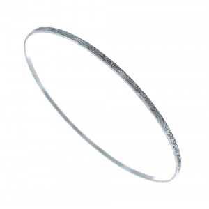 Southwest Genuine Sterling Silver Bangle Bracelet AX129483