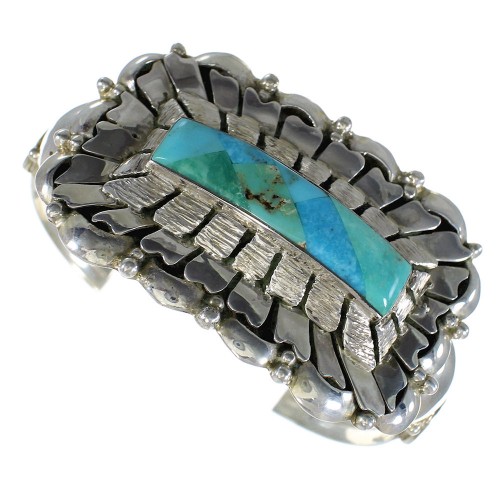 Southwest Turquoise Silver Cuff Bracelet YX77739