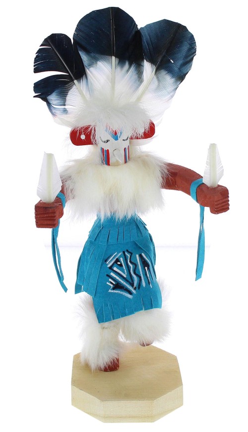 Native American Navajo Humming Bird Kachina Doll KX74624