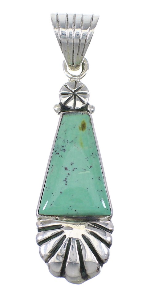 Turquoise Sterling Silver Southwest Pendant YX77304