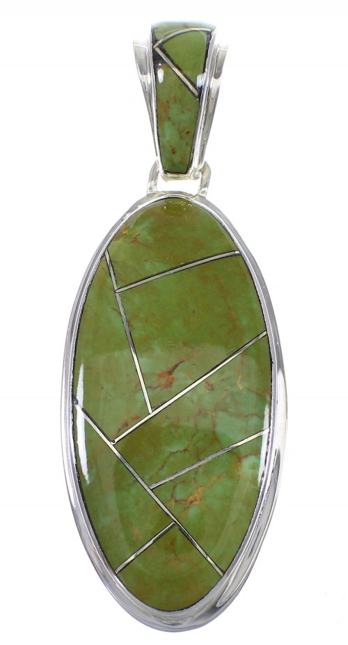 Turquoise Silver Southwest Pendant YX77239