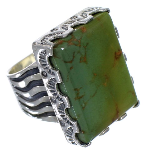 Sterling Silver Southwest Turquoise Ring Size 6-1/2 QX85500