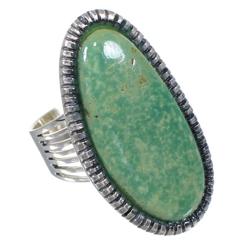 Southwest Silver Turquoise Jewelry Ring Size 5-1/2 QX85554