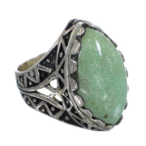 Sterling Silver And Turquoise Jewelry Ring Size 6-1/2 RX93057