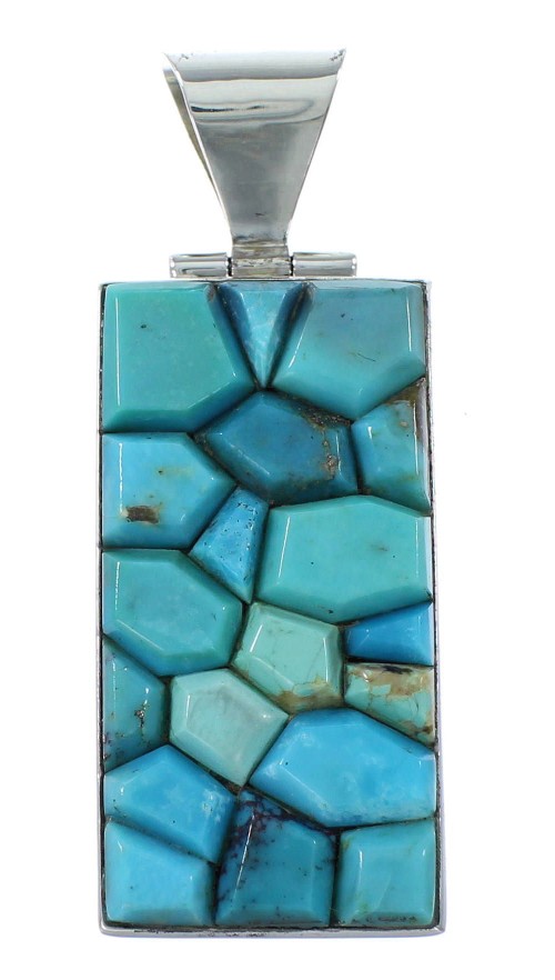 Southwest Jewerly Turquoise Silver Pendant PX30231