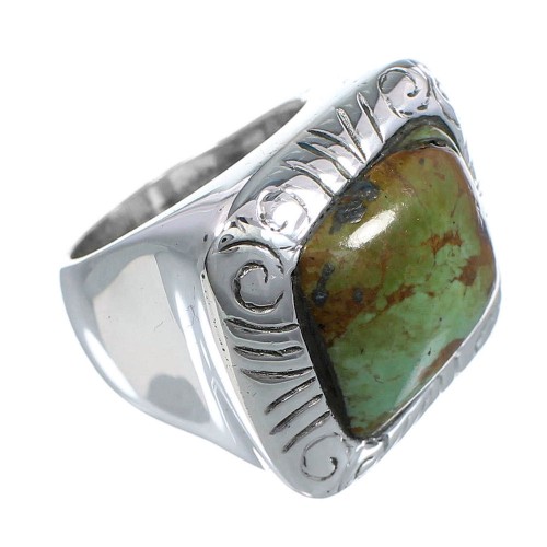 Silver Turquoise Southwest Jewelry Ring Size 5-1/2 YS63237