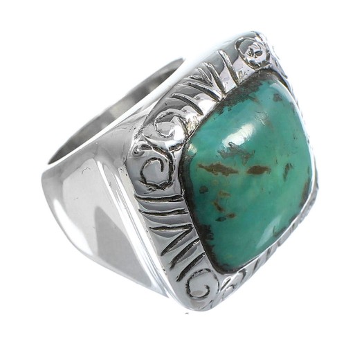 Turquoise Sterling Silver Southwest Jewelry Ring Size 4-3/4 YS63245