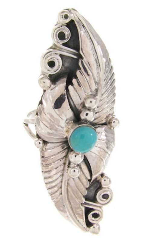 Turquoise Sterling Silver Southwest Ring Size 7 VS60950