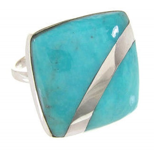 Southwest Turquoise Jewelry Ring Size 5-3/4 MW63820