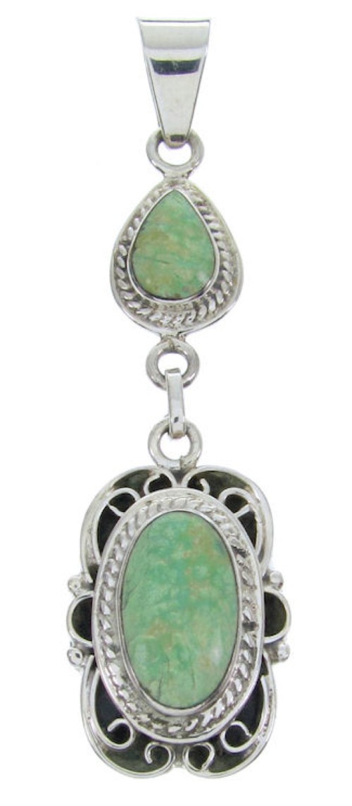 Silver Southwestern Turquoise Jewelry Pendant BW69985