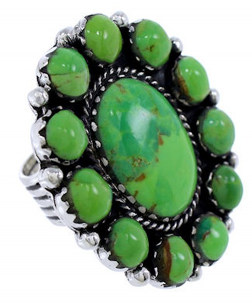 Large Statement Mojave Turquoise Southwest Ring Size 4-1/2 PS72431