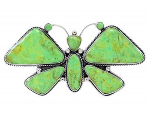 Large Statement Butterfly Turquoise Southwest Ring Size 8-1/4 PS72929