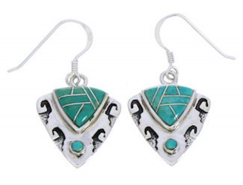 Southwest Sterling Silver Turquoise Earrings GS75826