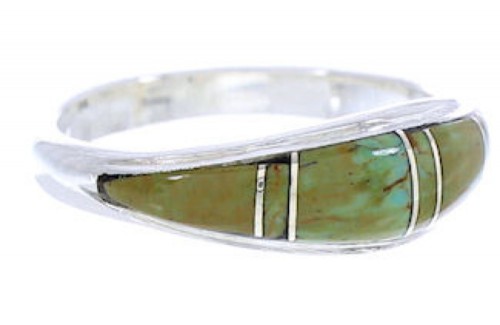 Turquoise Jewelry Southwest Silver Ring Size 5-1/2 MW74130