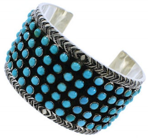 Genuine Sterling Silver Turquoise Bracelet Jewelry PX27496