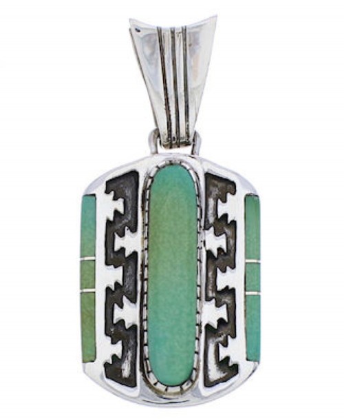 Turquoise Sterling Silver Jewelry Pendant MW75208