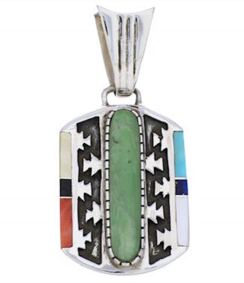 Southwestern Jewelry Multicolor Pendant MW75198