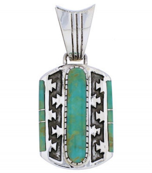 Turquoise Sterling Silver Pendant MW75220