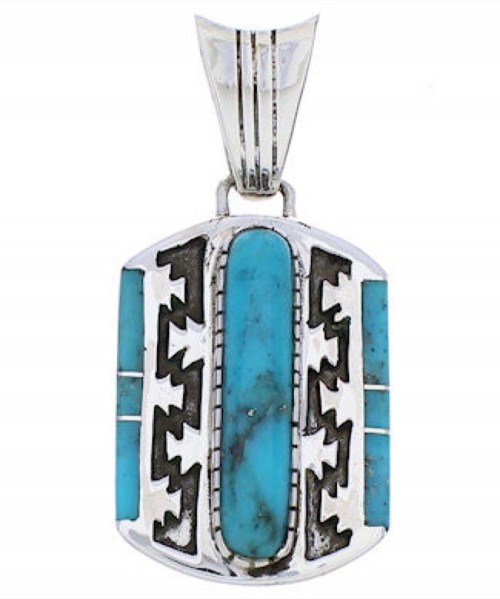 Turquoise Silver Jewelry Pendant MW75221