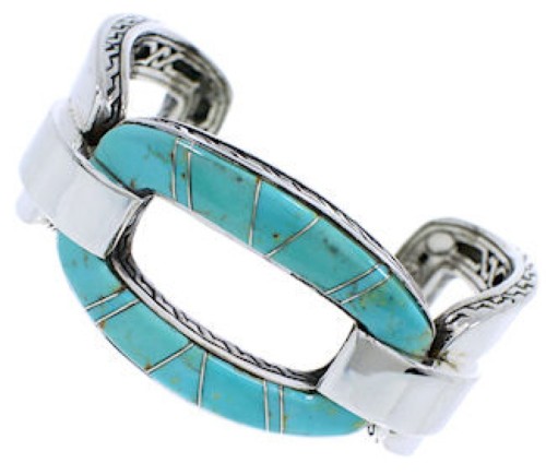 Sterling Silver Southwest Jewelry Turquoise Cuff Bracelet MX27068