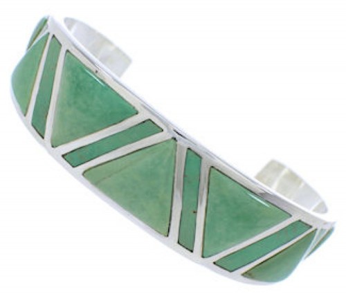 Sterling Silver Southwest Turquoise Cuff Bracelet Jewelry EX27628