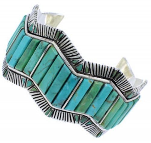 Turquoise Silver Cuff Bracelet GS76328