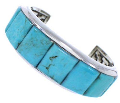 Sterling Silver Turquoise Cuff Bracelet GS76352