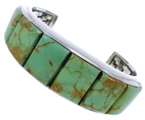 Silver Jewelry Turquoise Southwest Cuff Bracelet GS76361