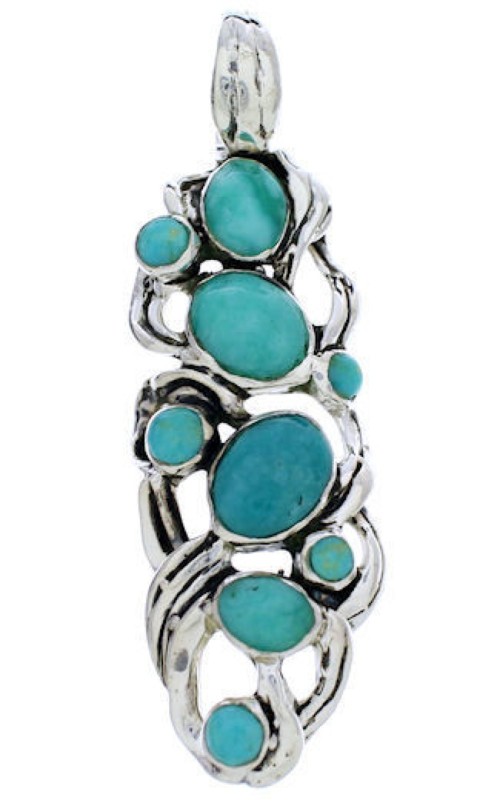 Silver Turquoise Pendant Jewelry PX30339