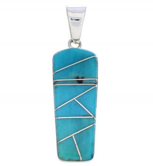 Sterling Silver Turquoise Southwest Pendant Jewelry PX24057