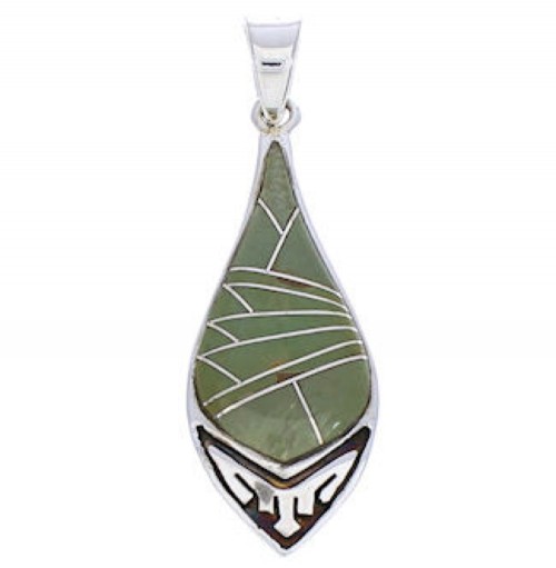 Sterling Silver Turquoise Southwest Pendant PX24117