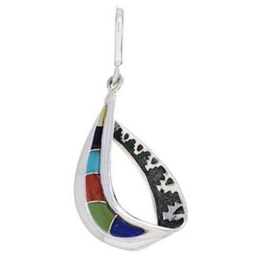 Multicolor And Sterling Silver Pendant Jewelry EX29625