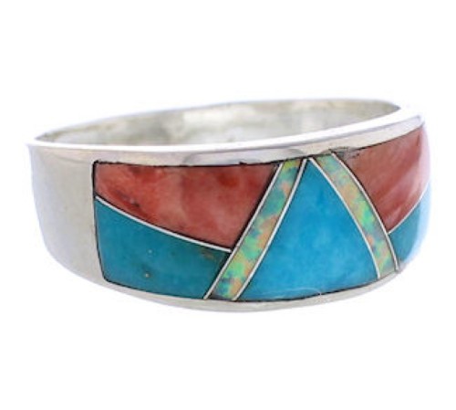 Wild Fire WhiteRock Jewelry Multicolor Ring Size 8-1/2 PX38445