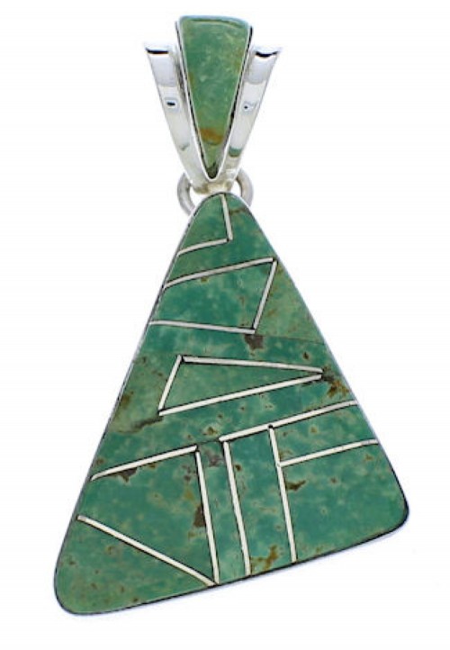 Sterling Silver Turquoise Pendant Jewelry PX23812