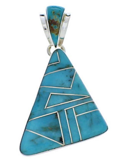 Turquoise Sterling Silver Pendant Jewelry  PX23820