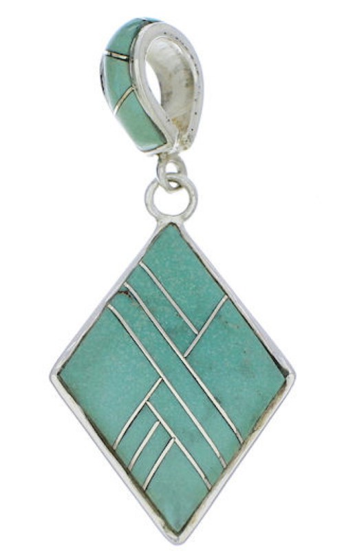 Turquoise and Sterling Silver Pendant PX23839