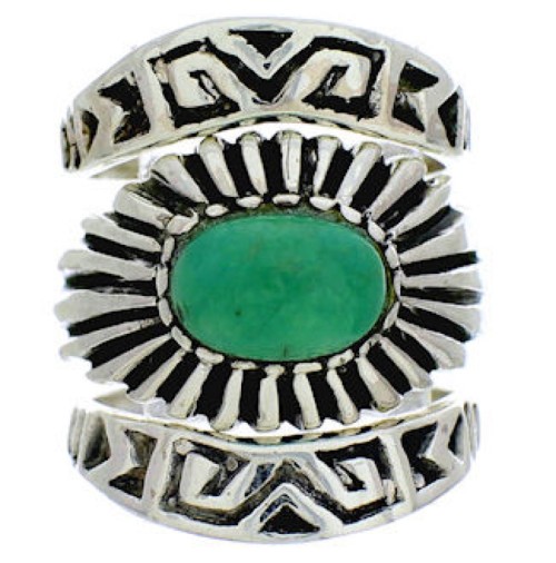 Southwest Turquoise Stackable Ring Set Size 6-1/4 UX33448
