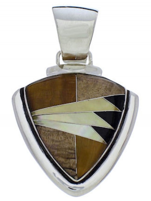 Sterling Silver Multicolor Pendant Jewelry PX30522