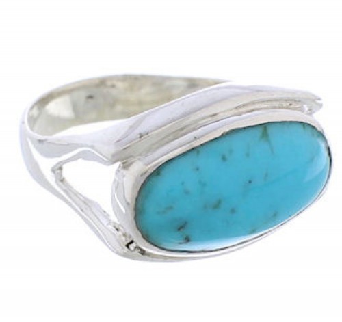 Sterling Silver Turquoise Southwest Ring Size 5-1/4 TX39767