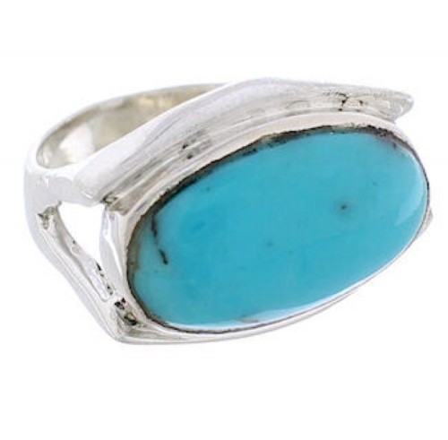 Sterling Silver Turquoise Southwest Jewelry Ring Size 5-1/4 TX39778