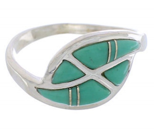 Silver Jewelry Turquoise Southwest Ring Size 4-3/4 WX41081