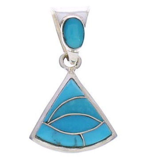 Turquoise And Silver Jewelry Pendant PX29626