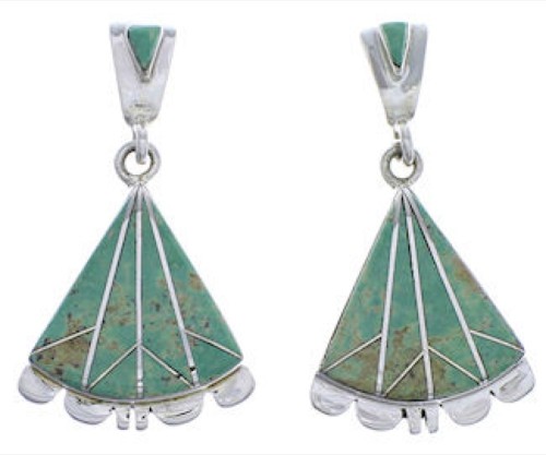 Turquoise And Sterling Silver Earrings EX31809