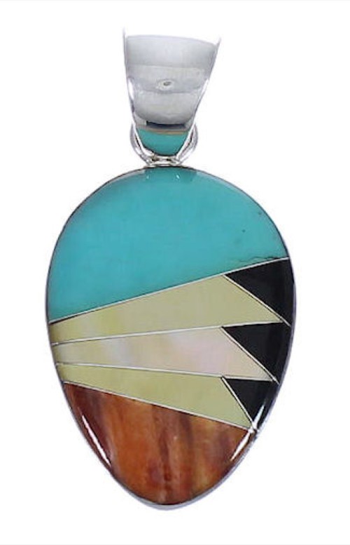 Multicolor And Silver Jewelry Slide Pendant PX29209