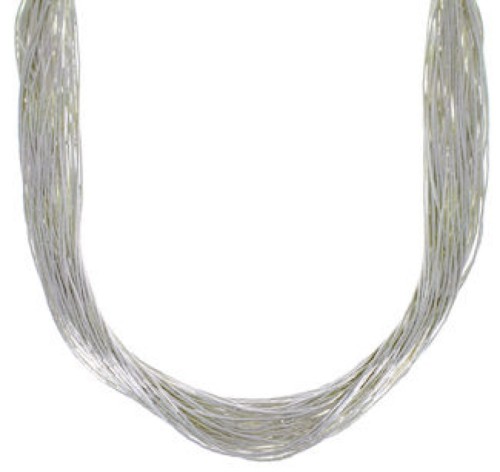 Liquid Sterling Silver 50 Strands 16" Necklace Jewelry LS5016