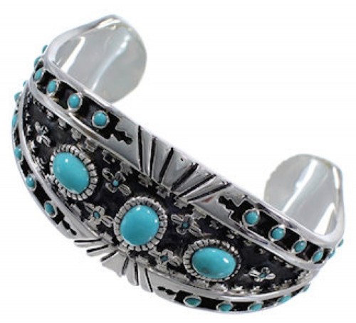 Turquoise Southwest Jewelry High Quality Silver Cuff Bracelet EX28247